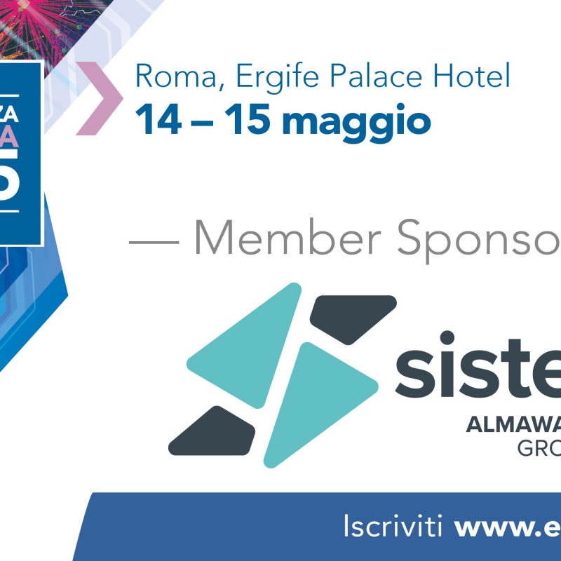 Sistemi Territoriali - Member Sponsor Conferenza Esri Italia 2025